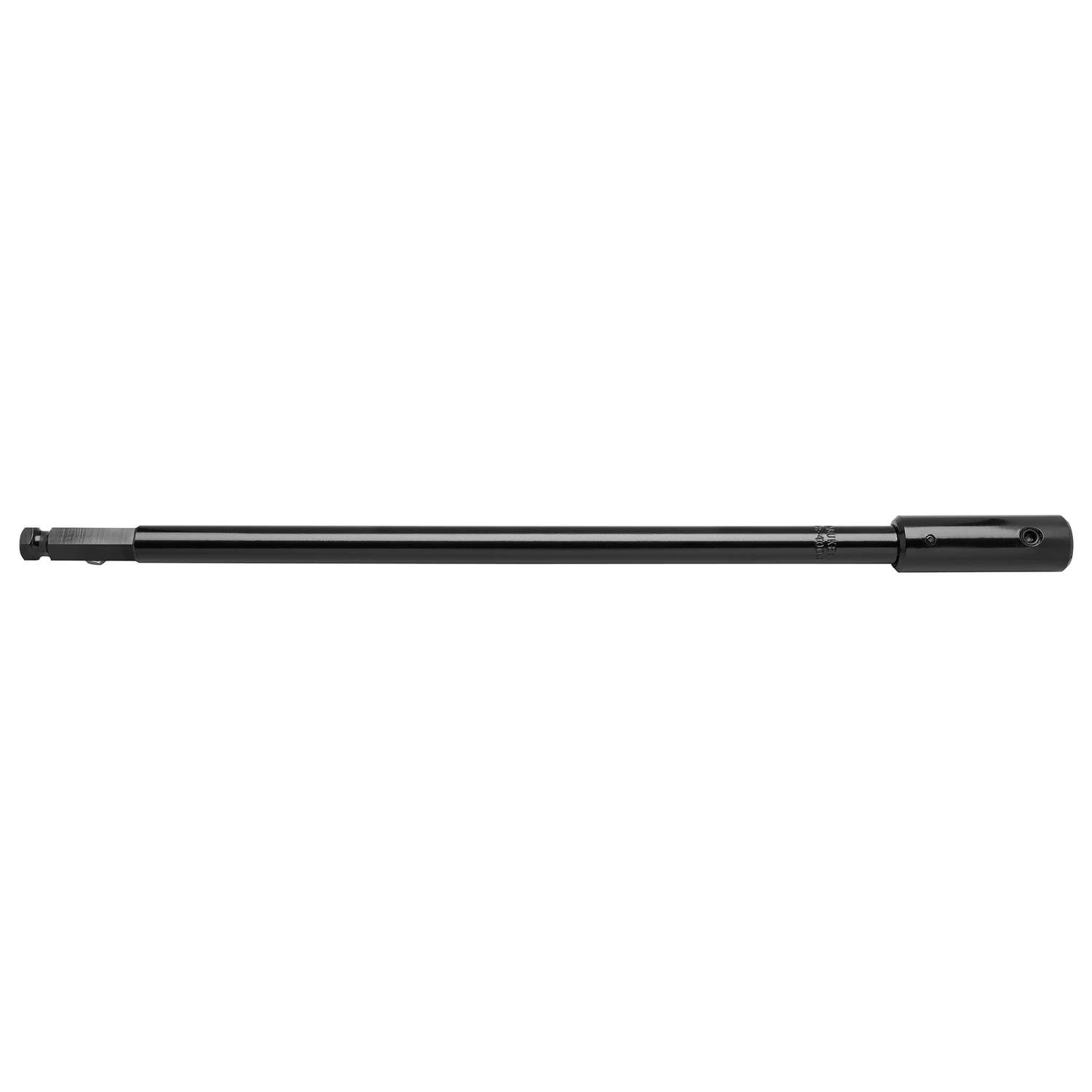 Hex Extension 7/16 Inch X 7/16 Inch X 12 Long For 1/2 Drills 7/16 Male Hex End X 7/16 Female Hex End With Set Screw 12 Inch Long Double It Up For 24 Works With Hex Augers Hole Saws & Drill Bits 
